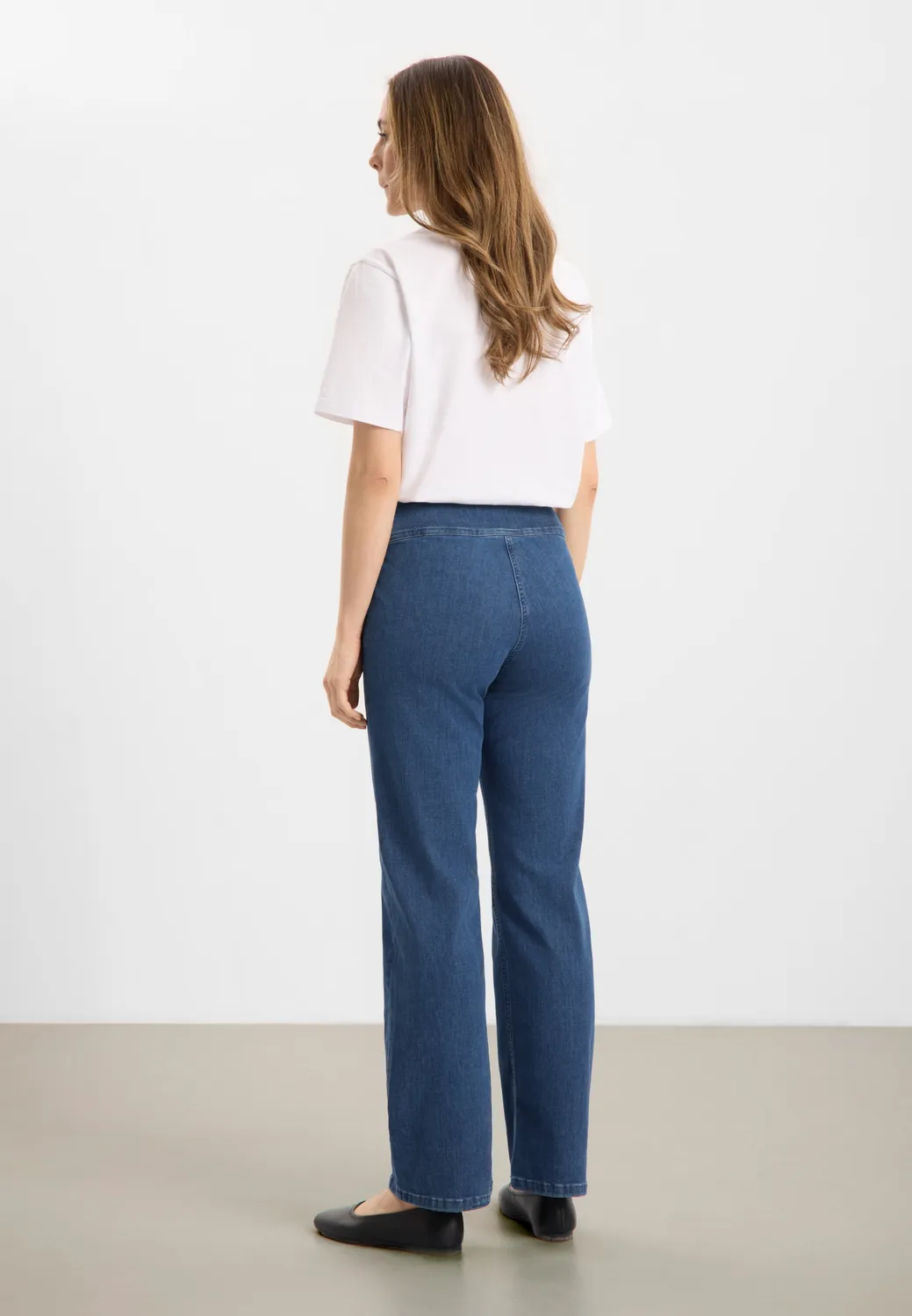 Laurie Thea Straight ML spijkerbroek Blue Denim