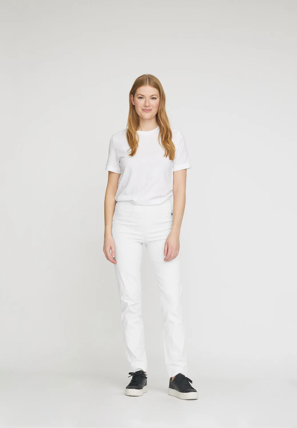 Laurie Betty Regular ML broek White stretch