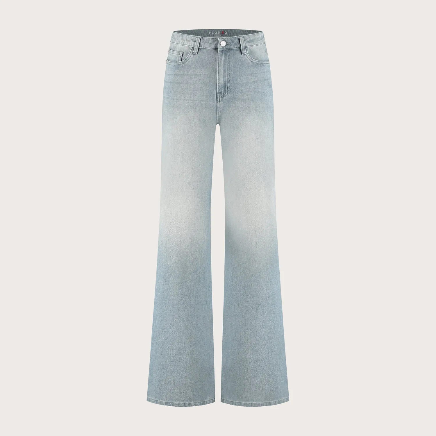 Florez Ana Flared jeans Ash grey hoge taille