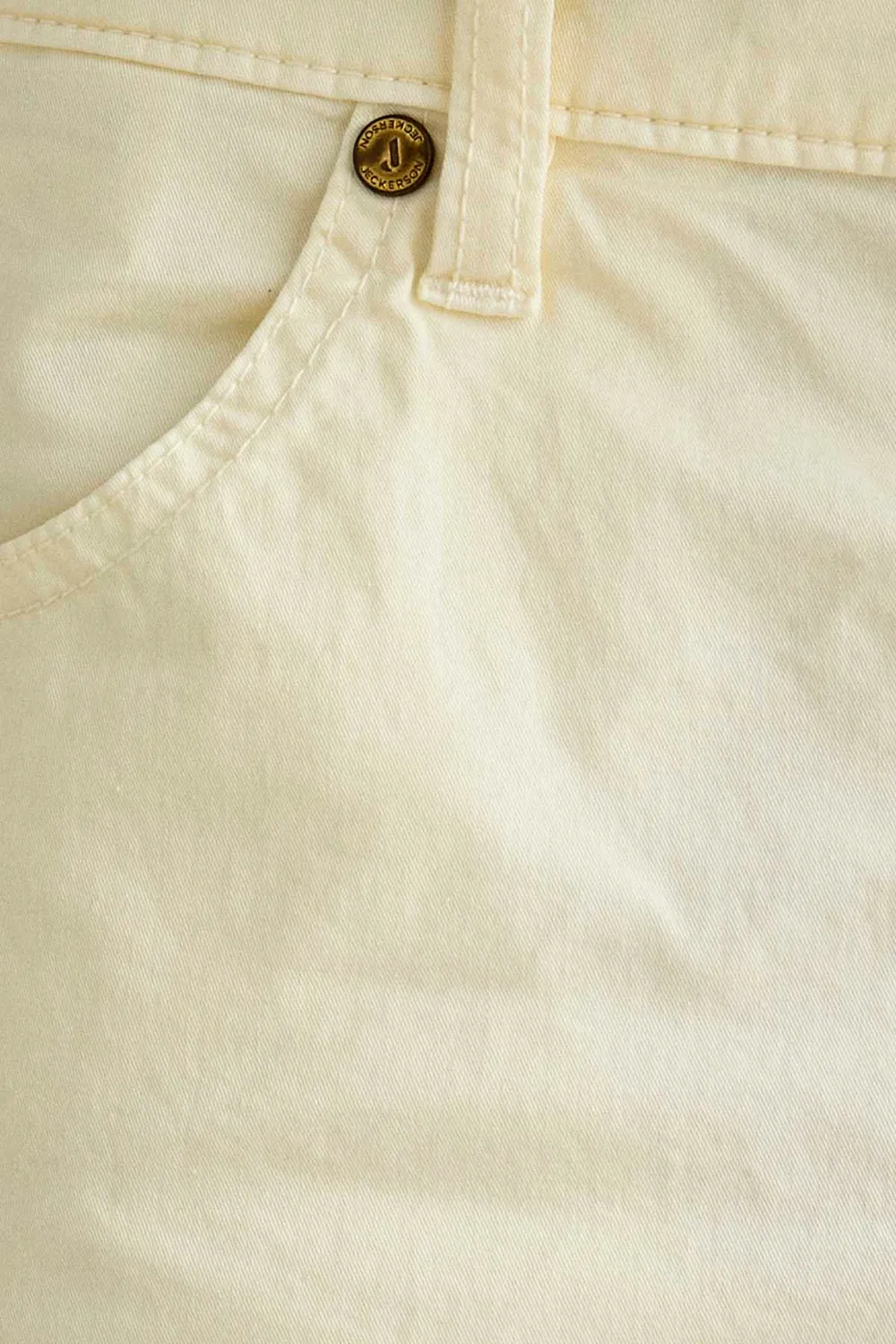 Jeckerson Jo Korte Broek Sneeuwwit Katoen Slim Fit