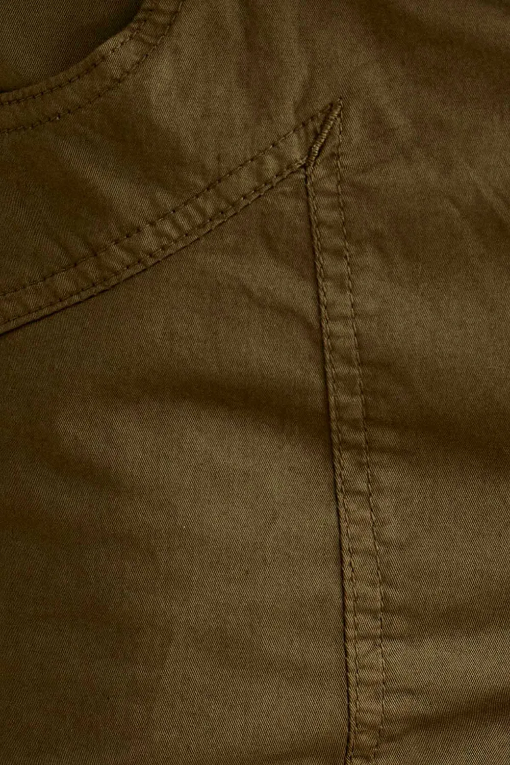 Jeckerson Jayden slim fit short militair groen katoen