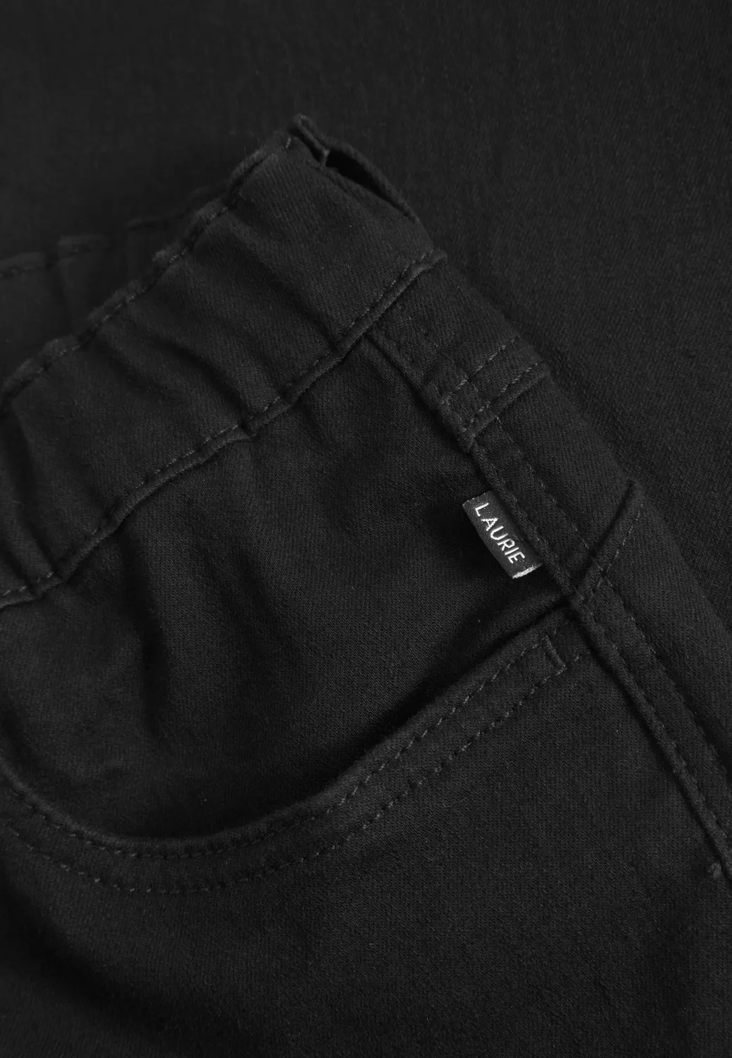 Laurie Hannah Regular XSL jeans black denim extra kort