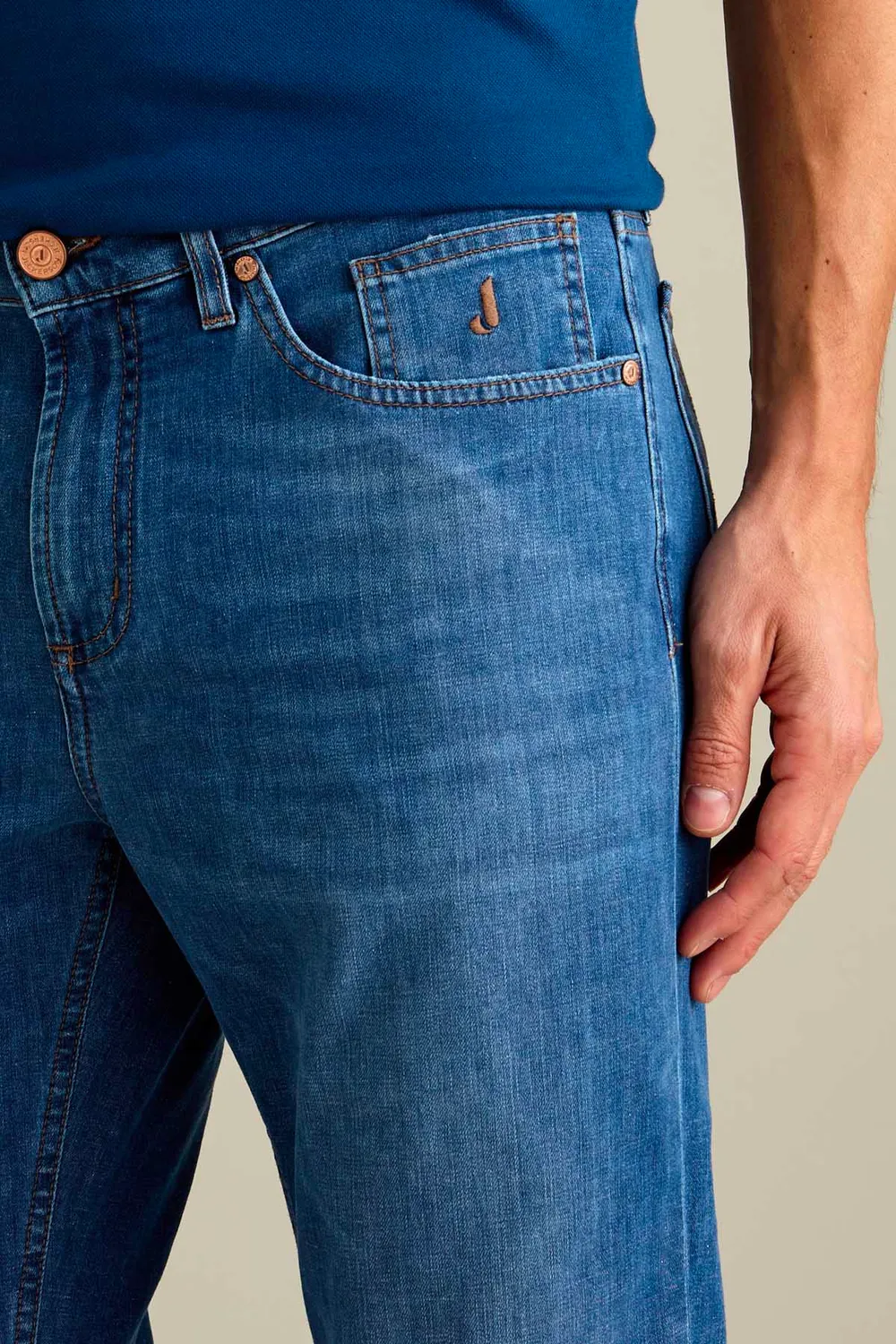 Jeckerson Jordan jeans blauw donker slim fit super comfort