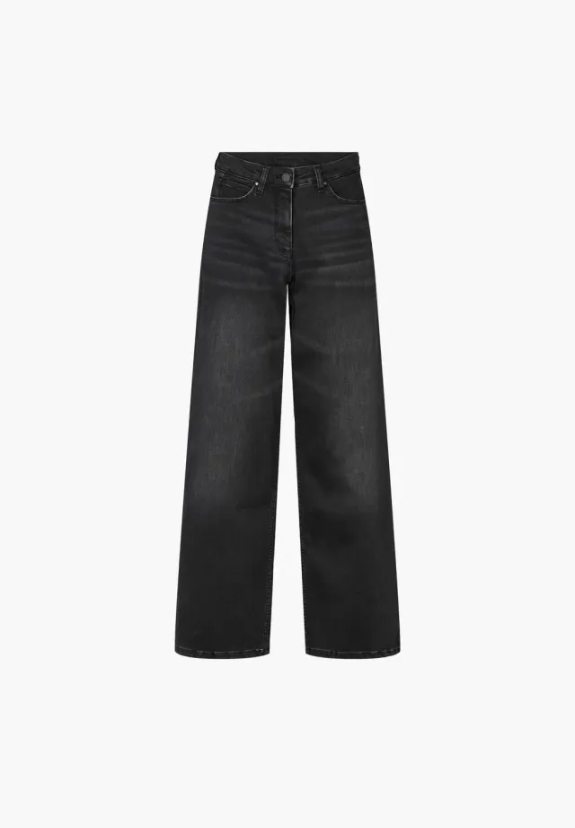 Laurie Carol Loose ML jeans Washed Black Denim stretch