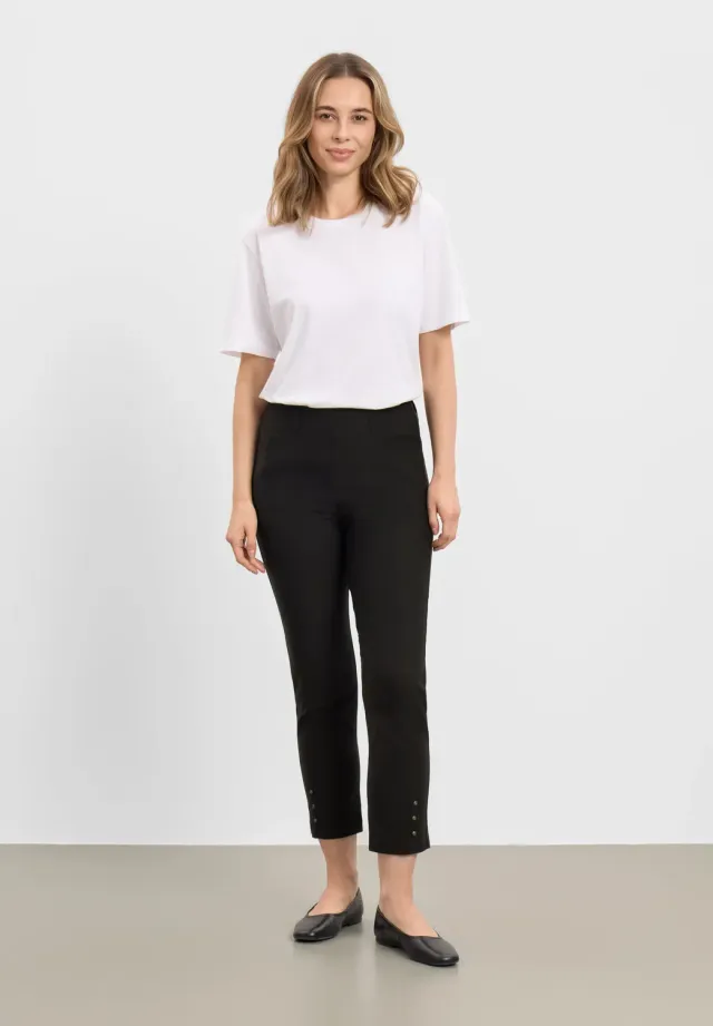 Laurie Rose Regular CL broek zwart cropped bengalin