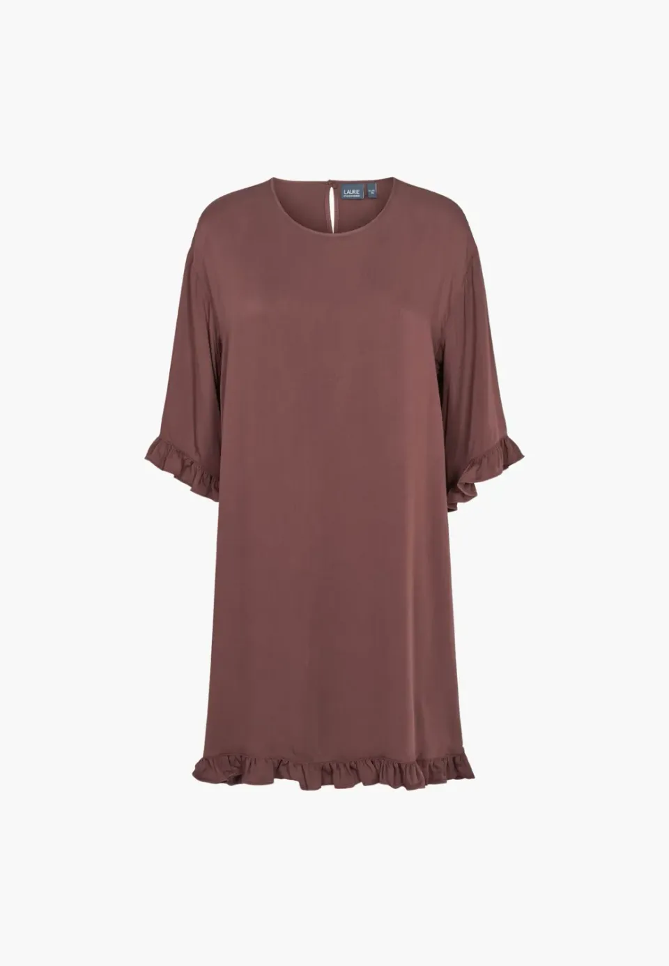 Laurie Nova Dress SS tuniekjurk dark plum viscose