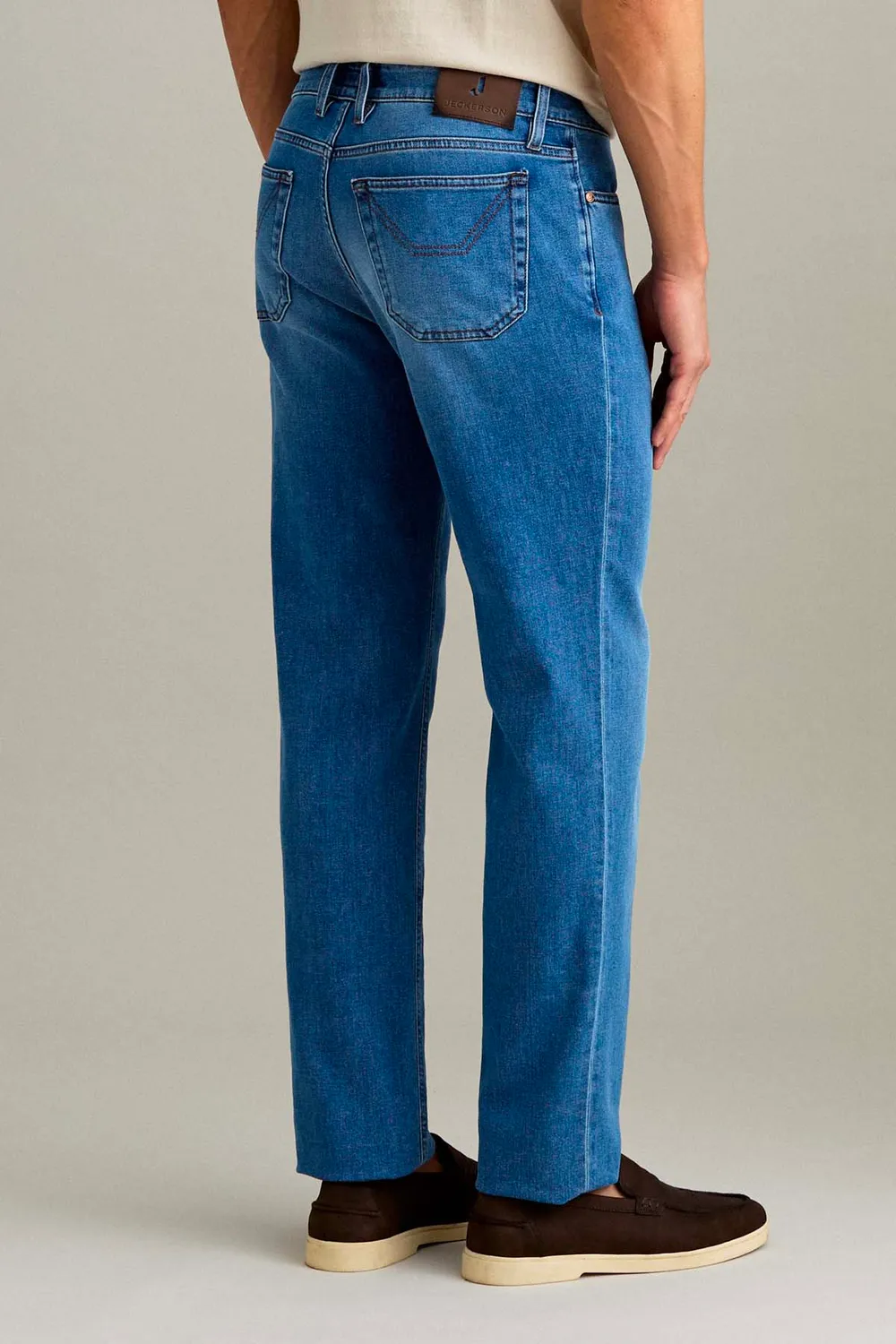 Jeckerson Jasper regular jeans blauw medio katoen