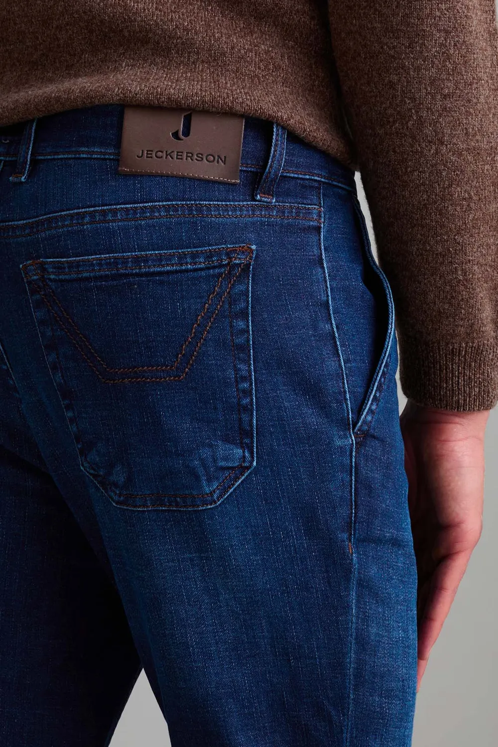 Jeckerson Julius denim blauw slim fit jeans