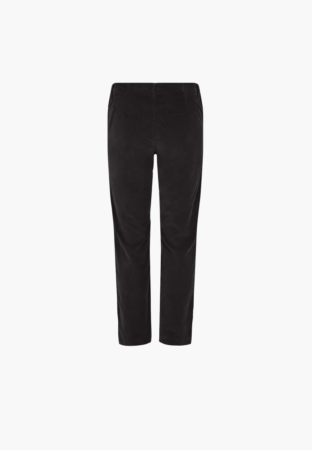 Laurie Kelly Regular SL fluwelen broek Black kort