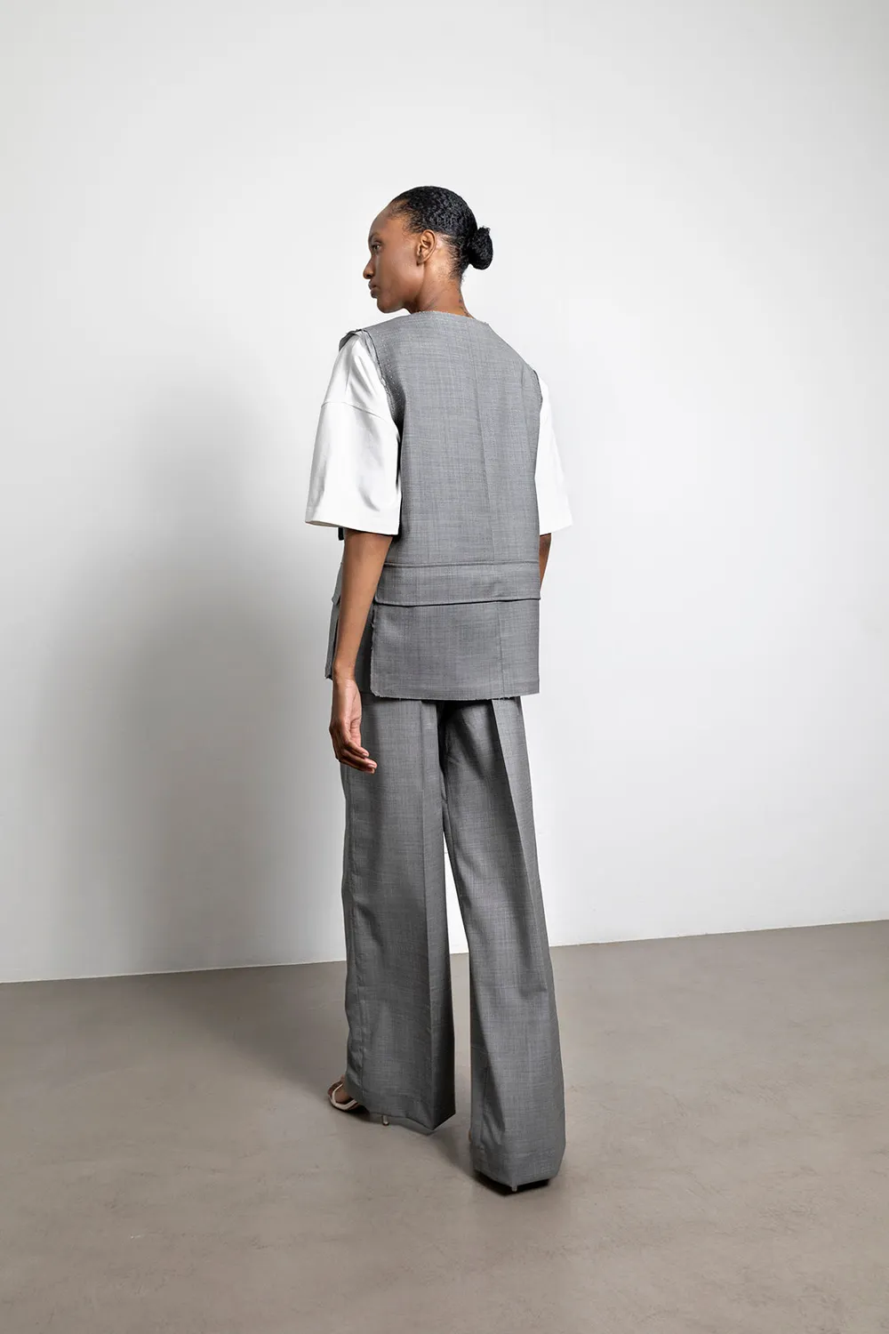 Nine In The Morning Cornelia gilet dames zomerwol utility