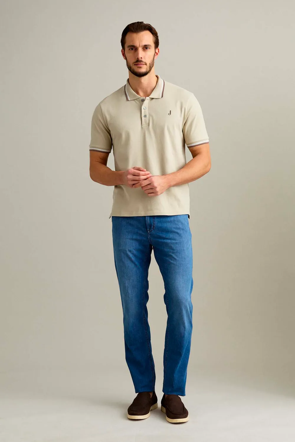 Jeckerson Jordan slim fit jeans lichtblauw denim