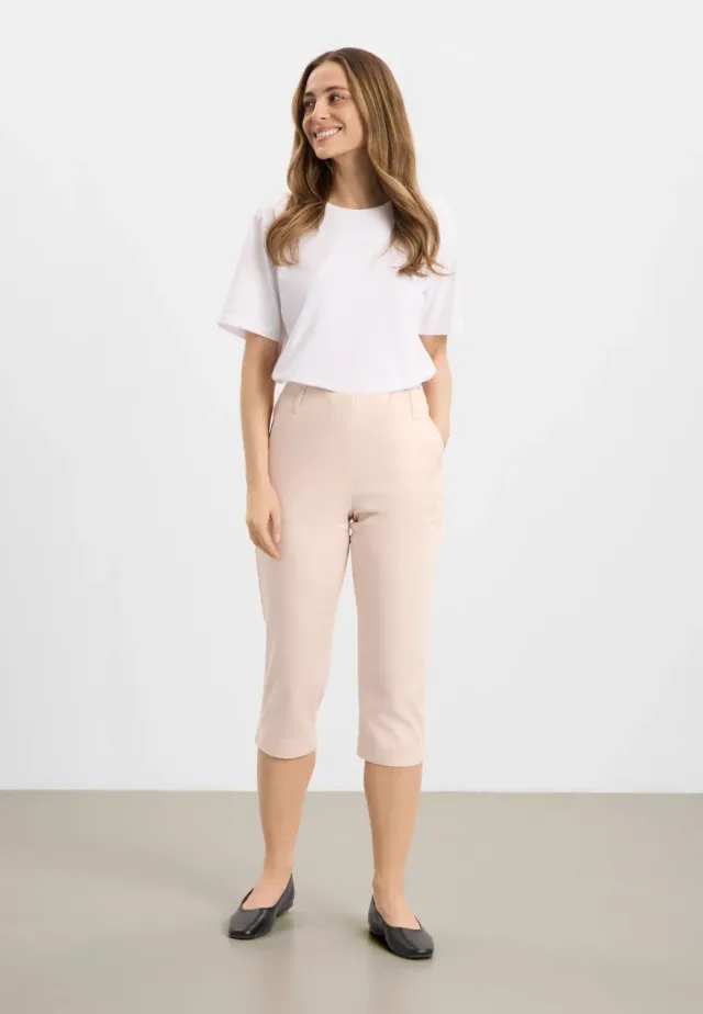 Laurie Taylor Welt Regular Capri broek Rose