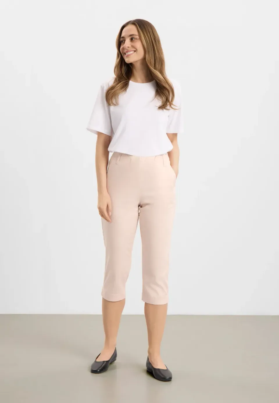 Laurie Taylor Welt Regular Capri broek Rose