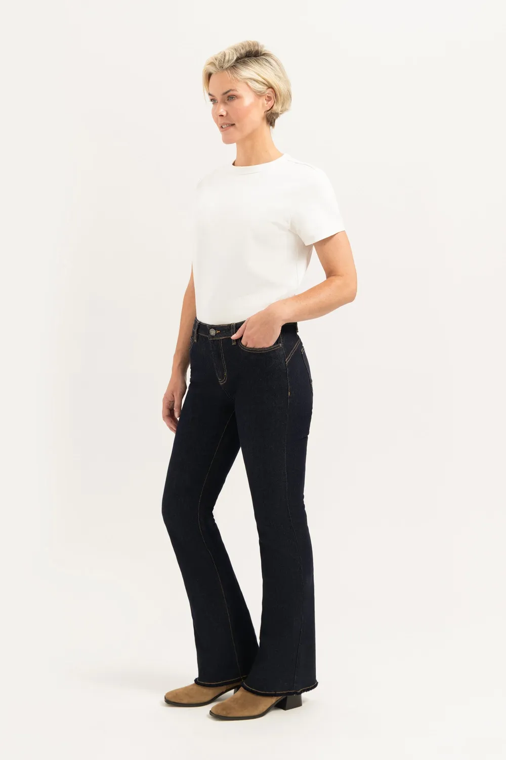 Florez Flared jeans Rinse Denim stretch