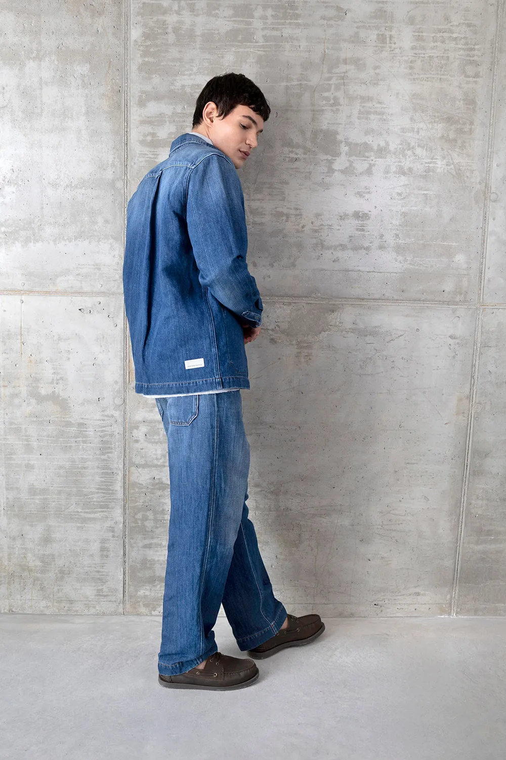 Nine In The Morning Ares ARS21 jeans heren relaxed medium blue