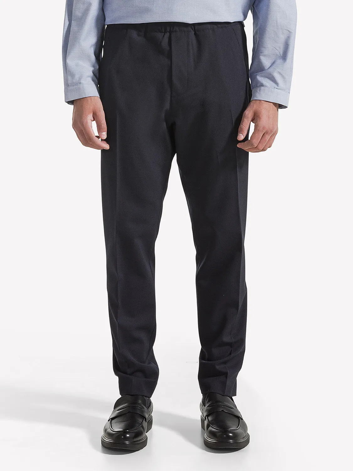 Nine In The Morning Mirco Chino Navy Stretch