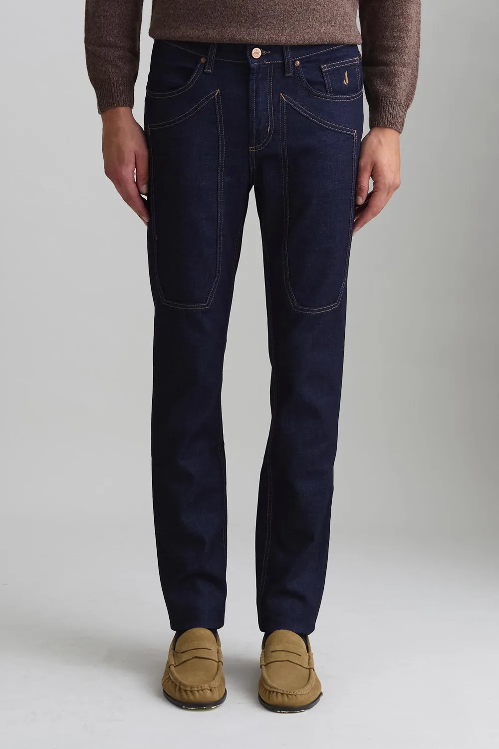 Jeckerson John Toppa jeans slim fit donkerblauw denim
