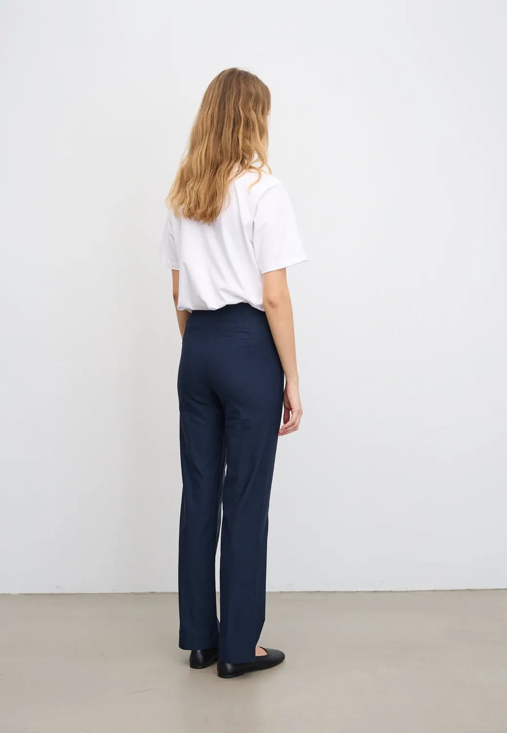 Laurie Betty Regular ML broek Navy stretch