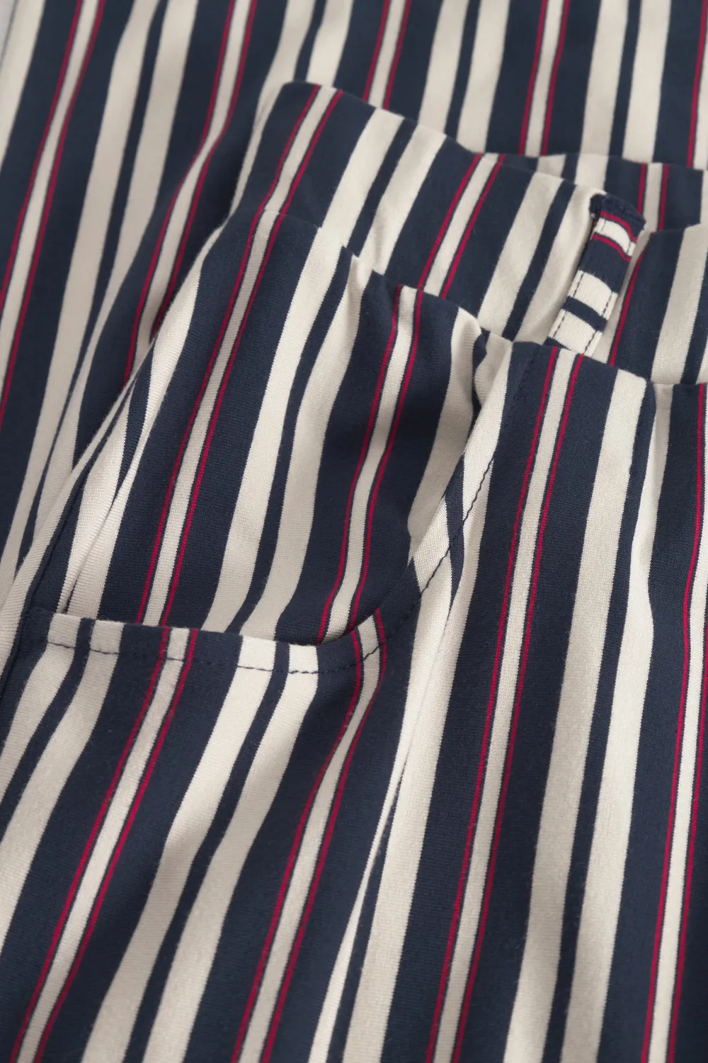 Laurie Donna Loose CL 28364 damesbroek Nautical Stripe stretch