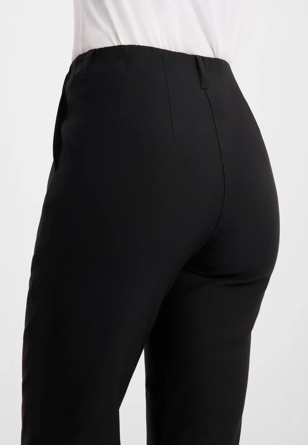 Laurie Taylor Regular Capri ML capribroek zwart stretch