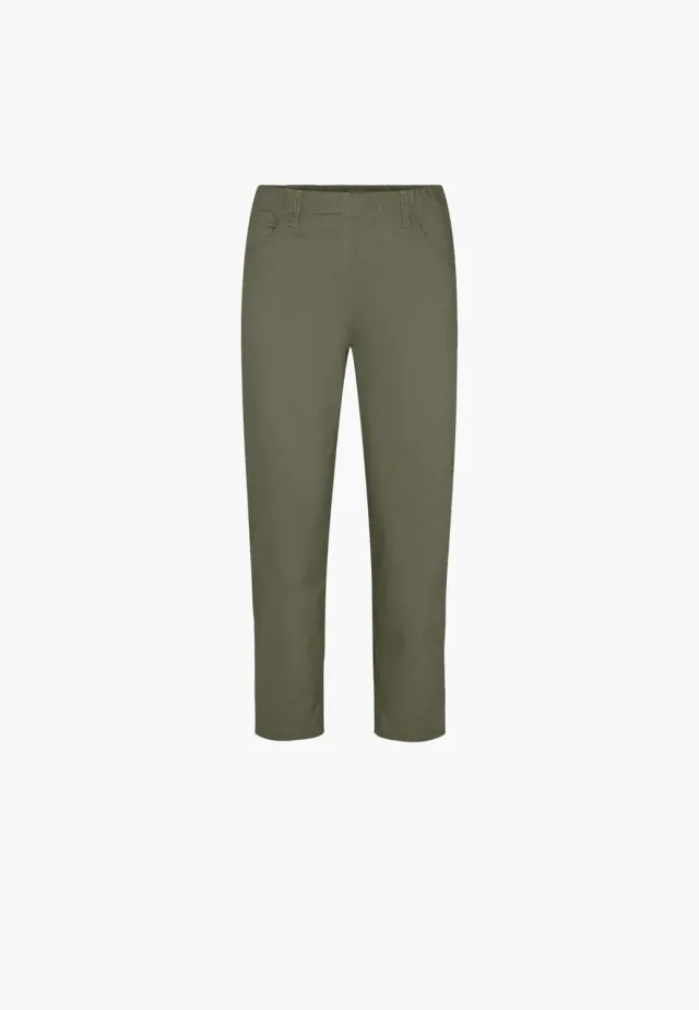 Laurie Patricia 100870 cropped broek khaki katoen