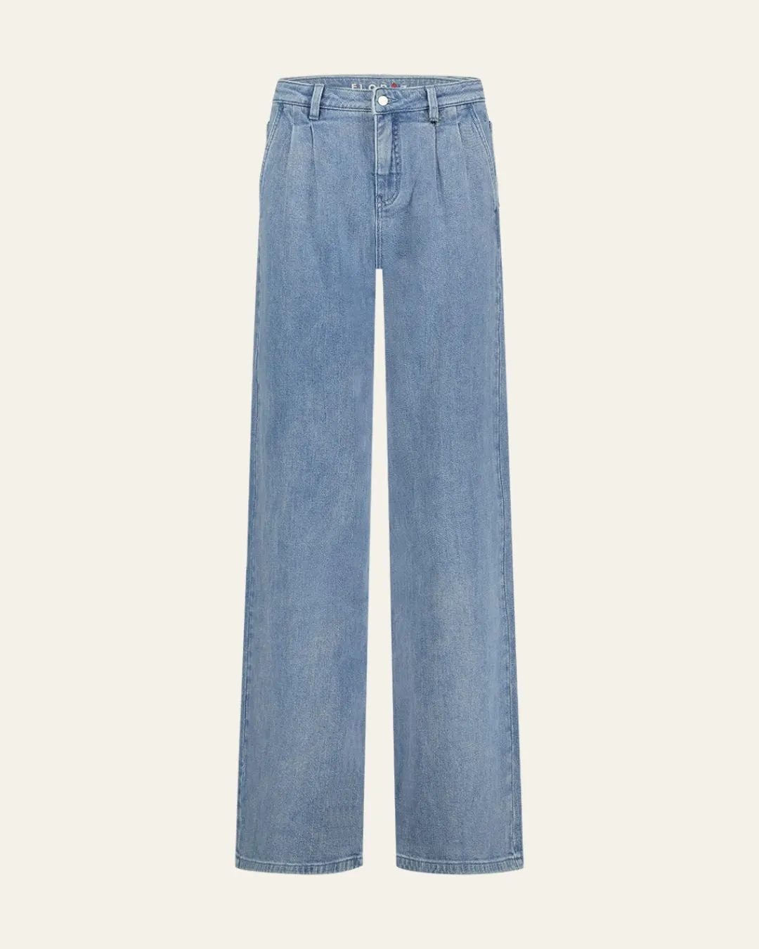 Florez Gina Loose jeans classic blue denim