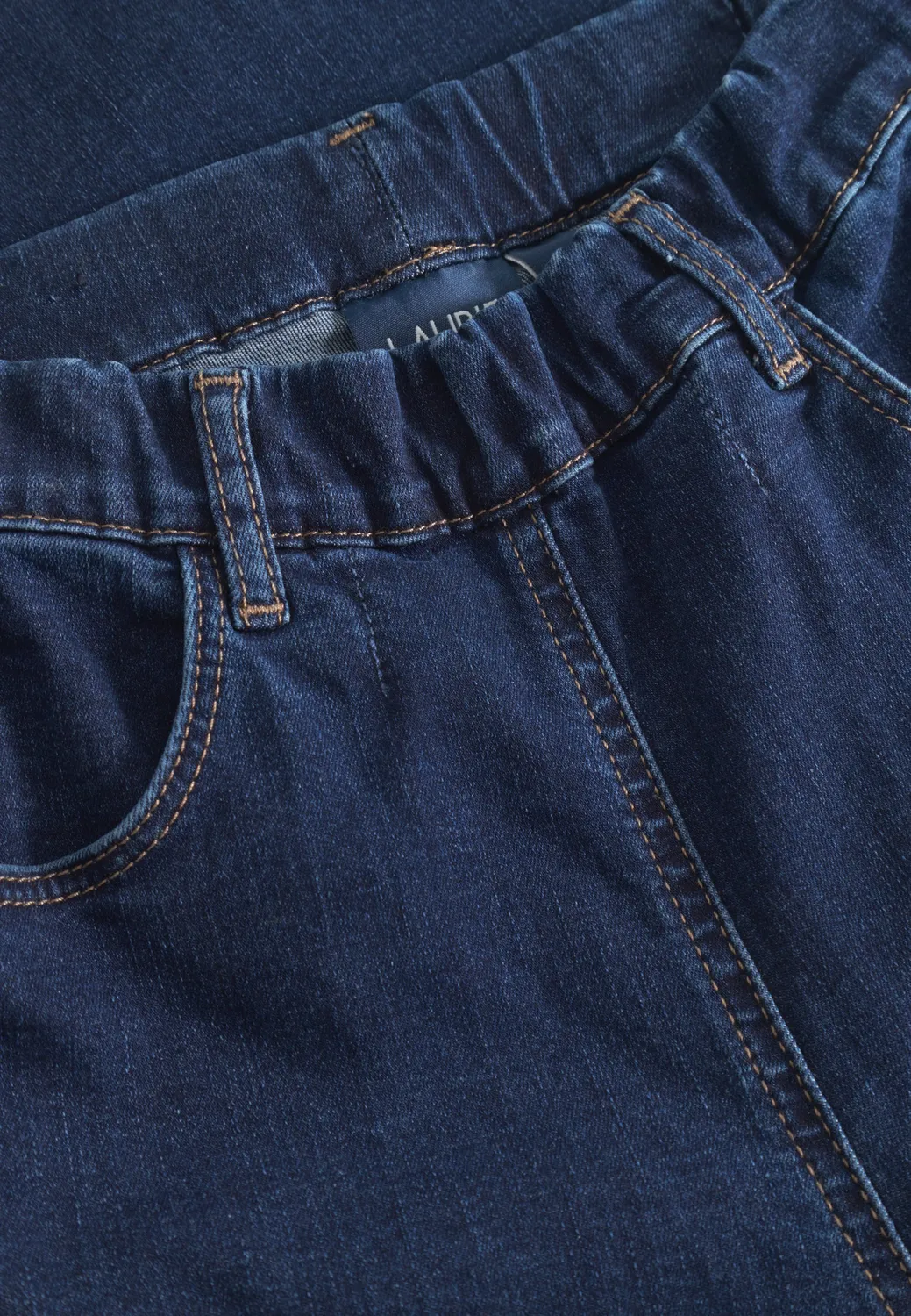 Laurie Donna Loose SL 101073 damesjeans Dark Blue Denim stretch