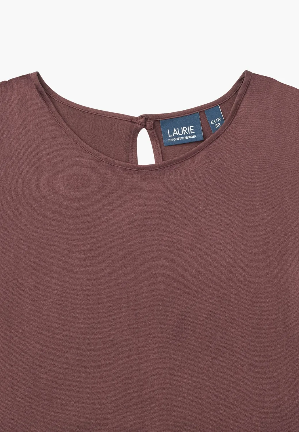 Laurie Nova Dress SS tuniekjurk dark plum viscose