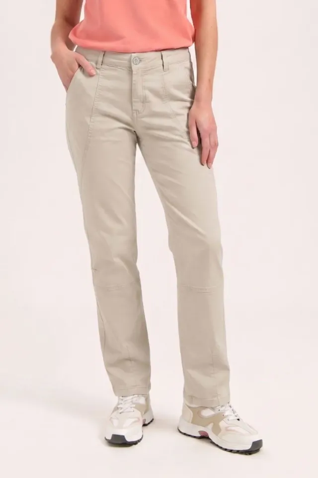 Florez Evia trousers Urban taupe straight-fit