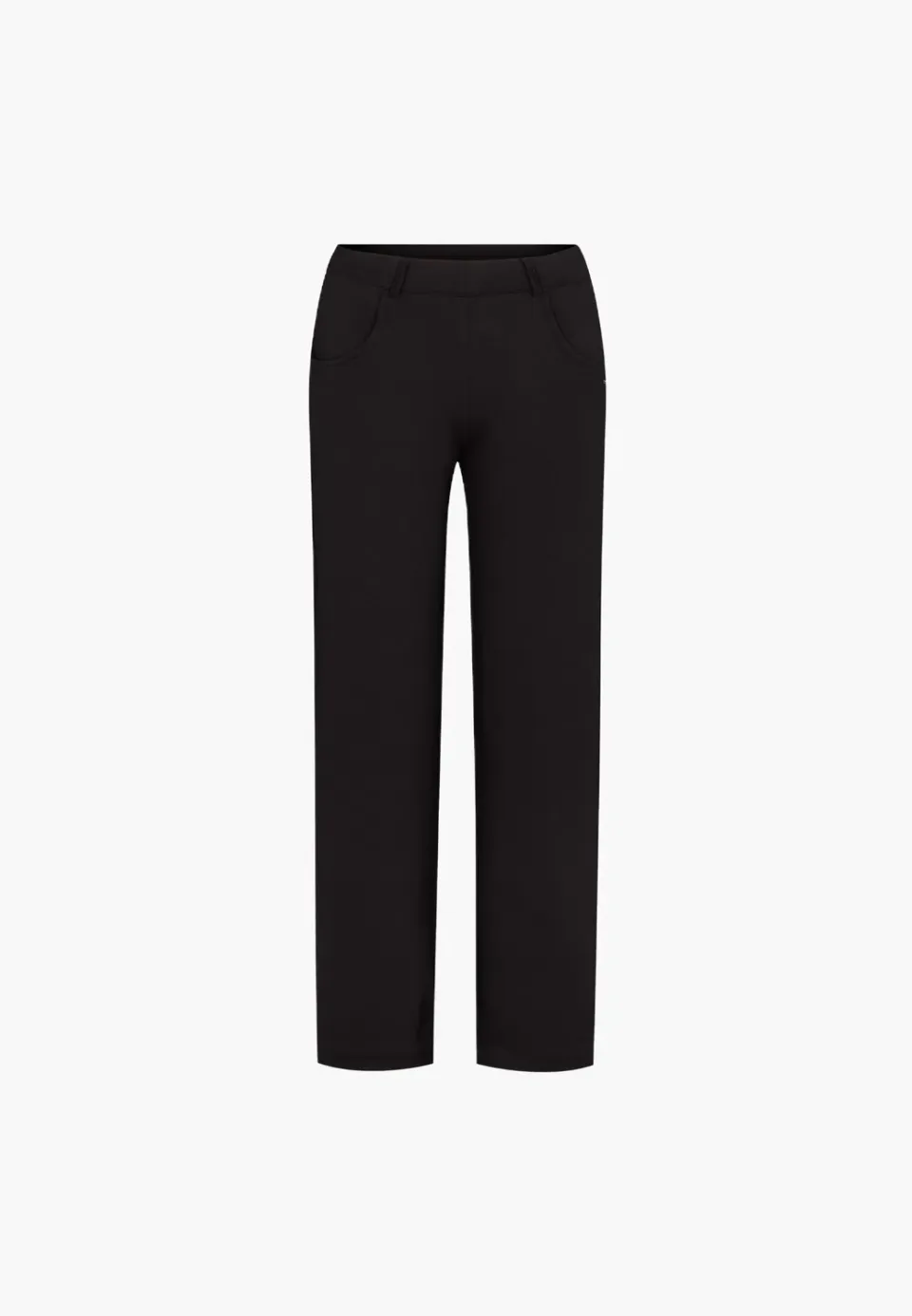 Laurie Donna Loose ML damesbroek black brushed viscose
