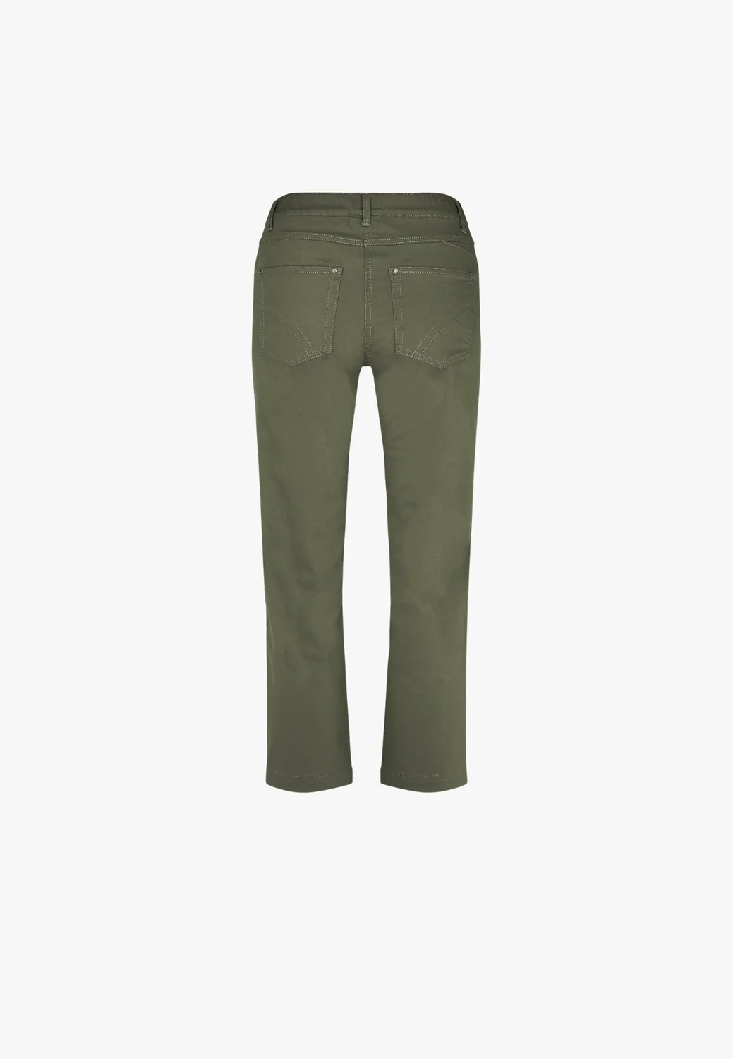 Laurie Hannah Regular 100761 broek Beetle Green extra kort