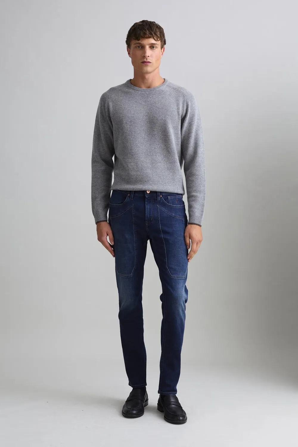 Jeckerson John jeans slim fit middenblauw denim