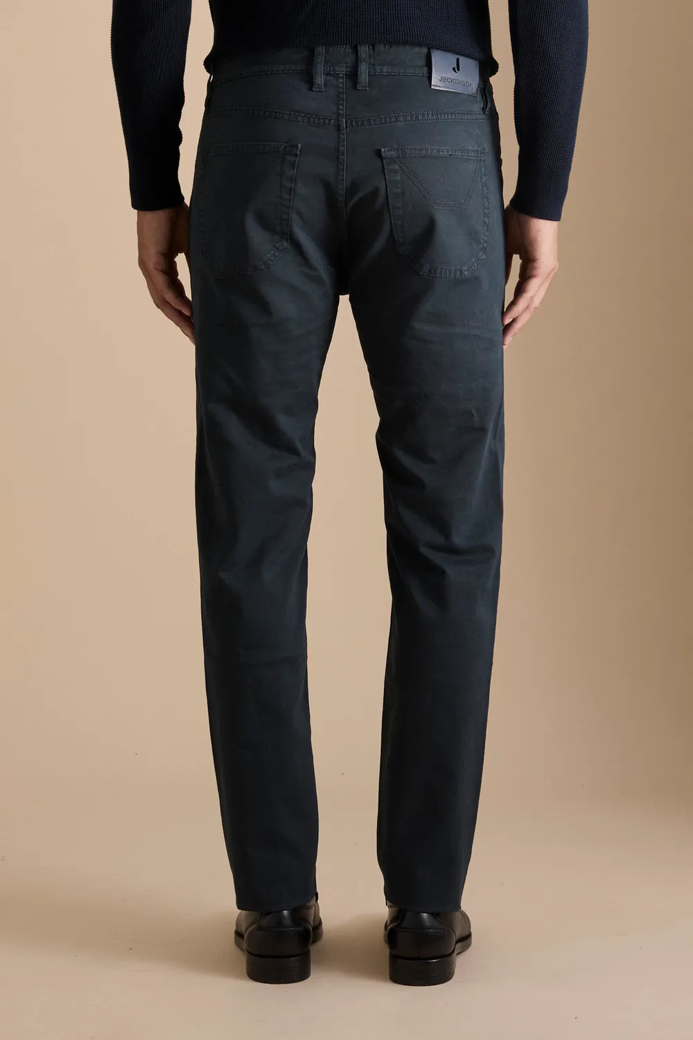 Jeckerson Jax broek donkerblauw slim fit stretch