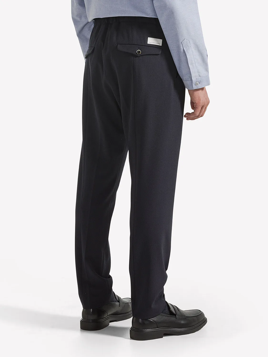 Nine In The Morning Mirco Chino Navy Stretch
