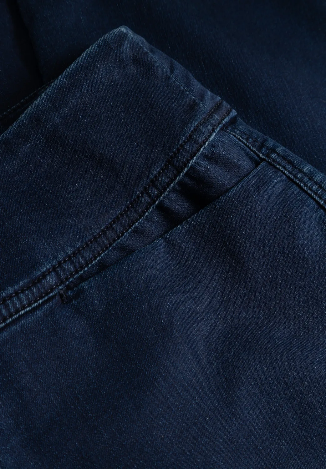 Laurie Thea Straight SL jeans Dark Blue Denim kort