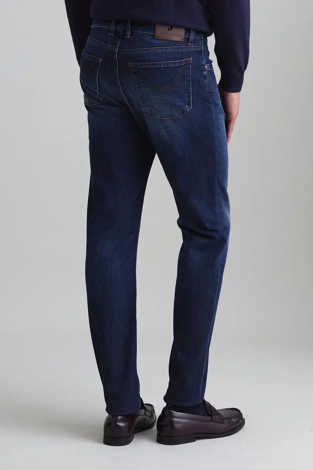 Jeckerson Jordan slim fit jeans blauw denim 10 oz