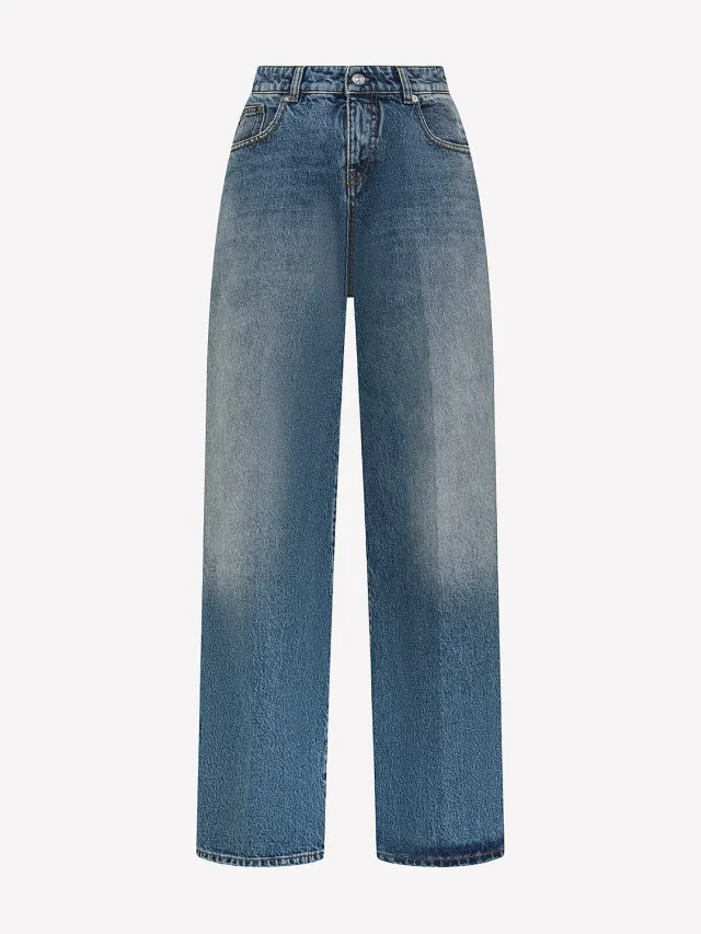 Nine In The Morning Rocio RCI01 jeans dames loose blauw