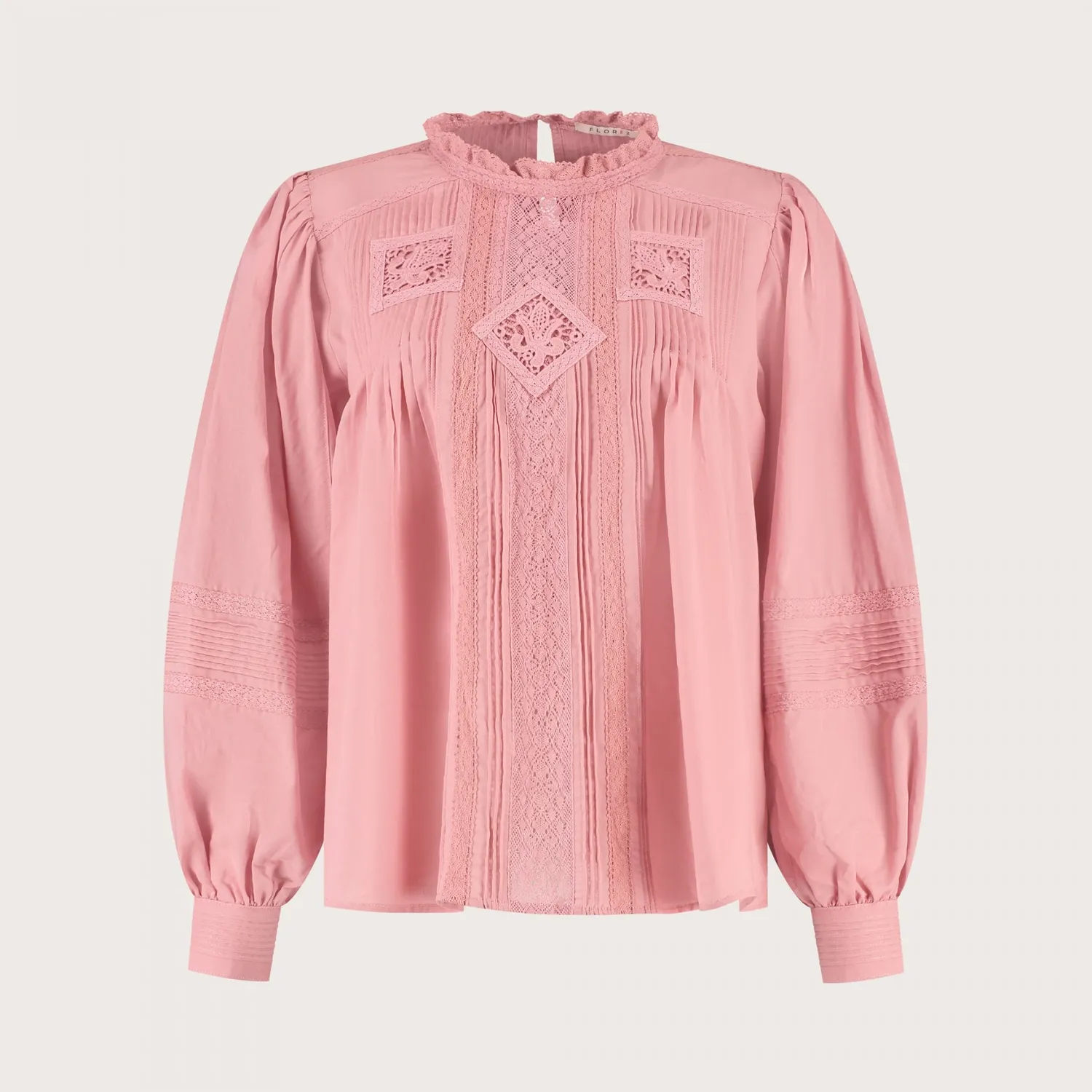 Florez Leo blouse Light Pink broderie