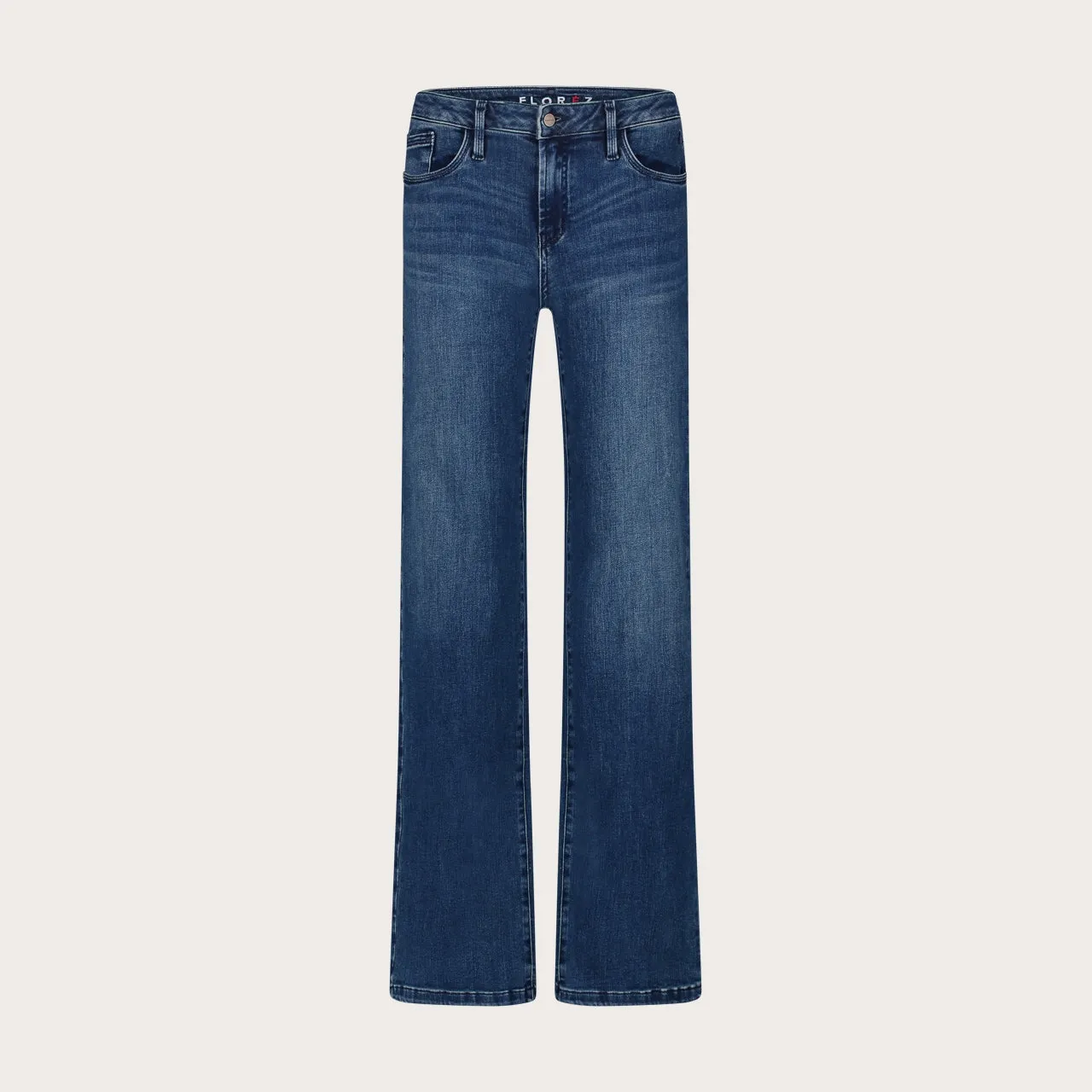 Florez Sophie Straight jeans Sky Blue mid waist