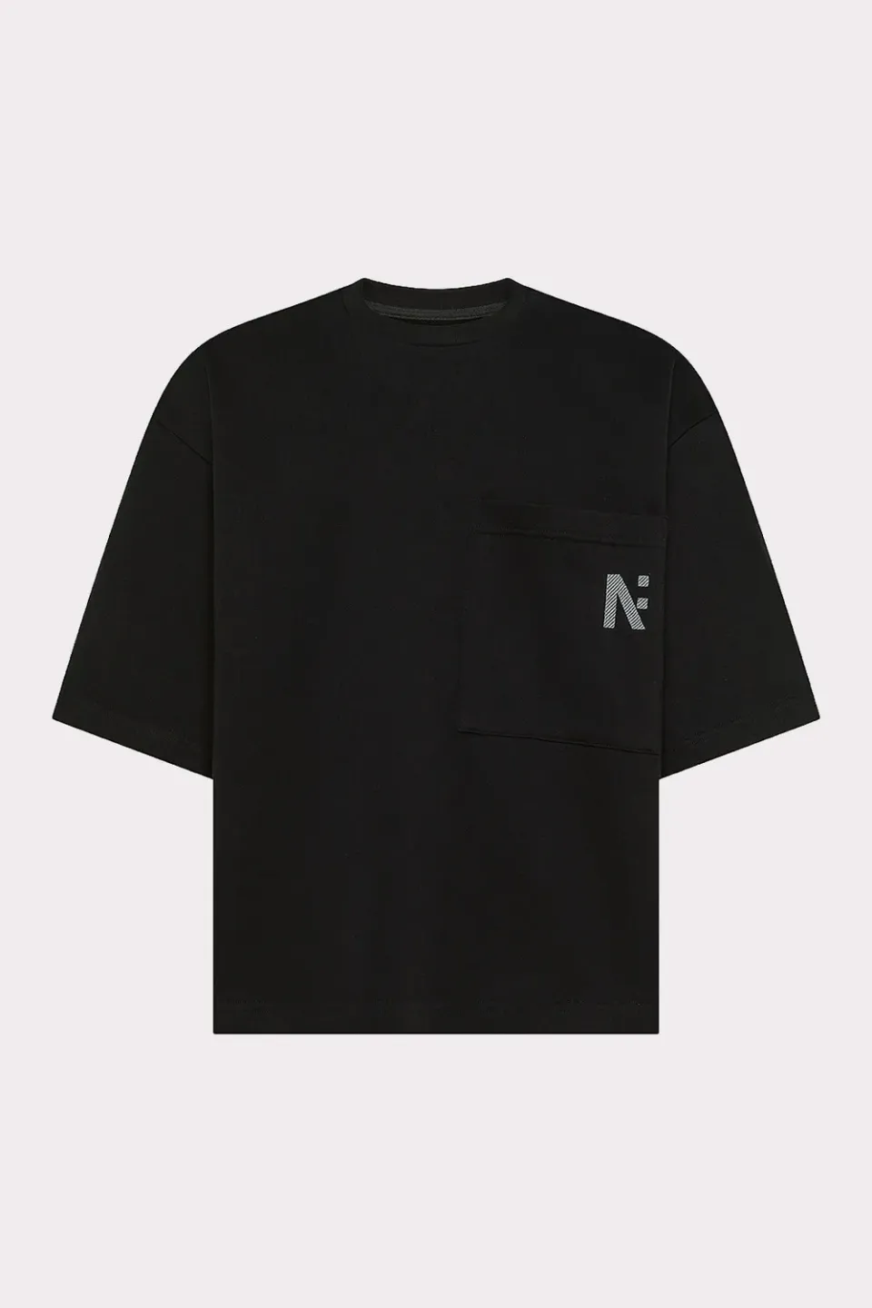 Nine In The Morning Hunter HU08 T-shirt zwart katoen