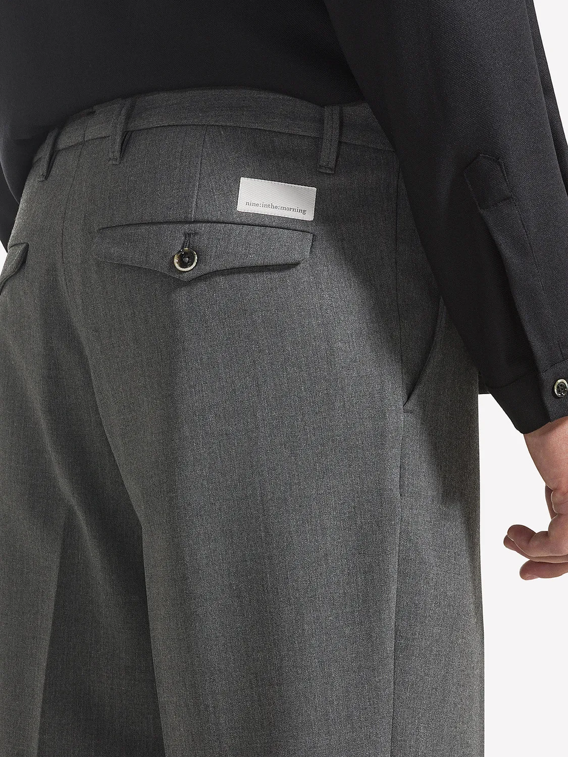 Nine In The Morning Giove GVE84 chino slim heren navy stretch