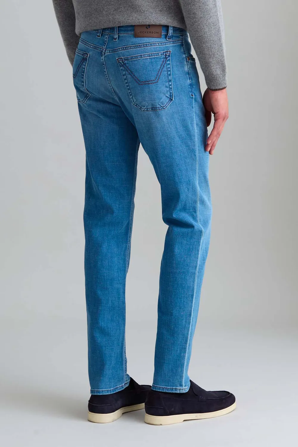Jeckerson Jordan jeans lichtblauw slim fit