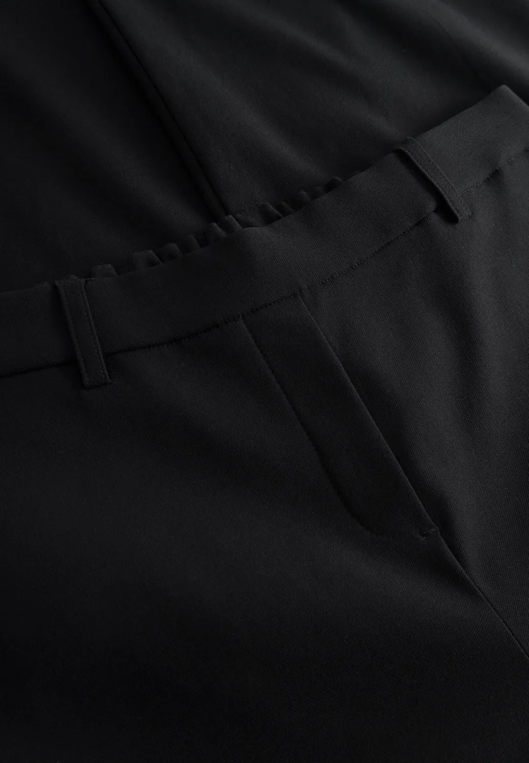 Laurie Alice Loose broek zwart stretch
