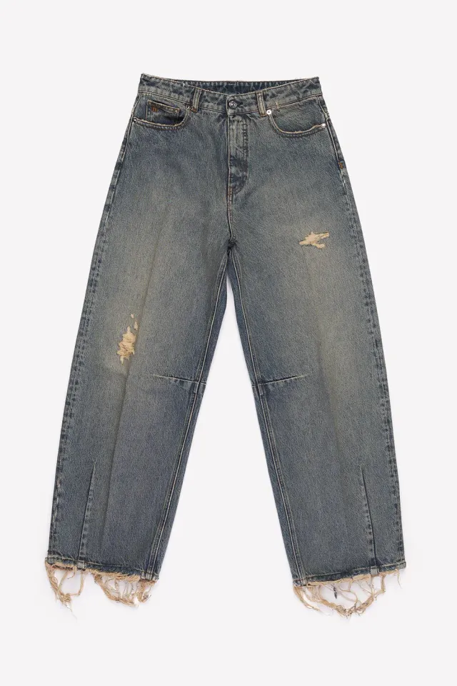 Nine In The Morning Sofy jeans dames baggy old wassing
