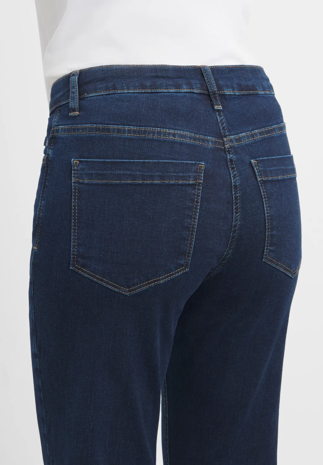 Laurie Charlotte Regular SL jeans dark blue denim korte lengte