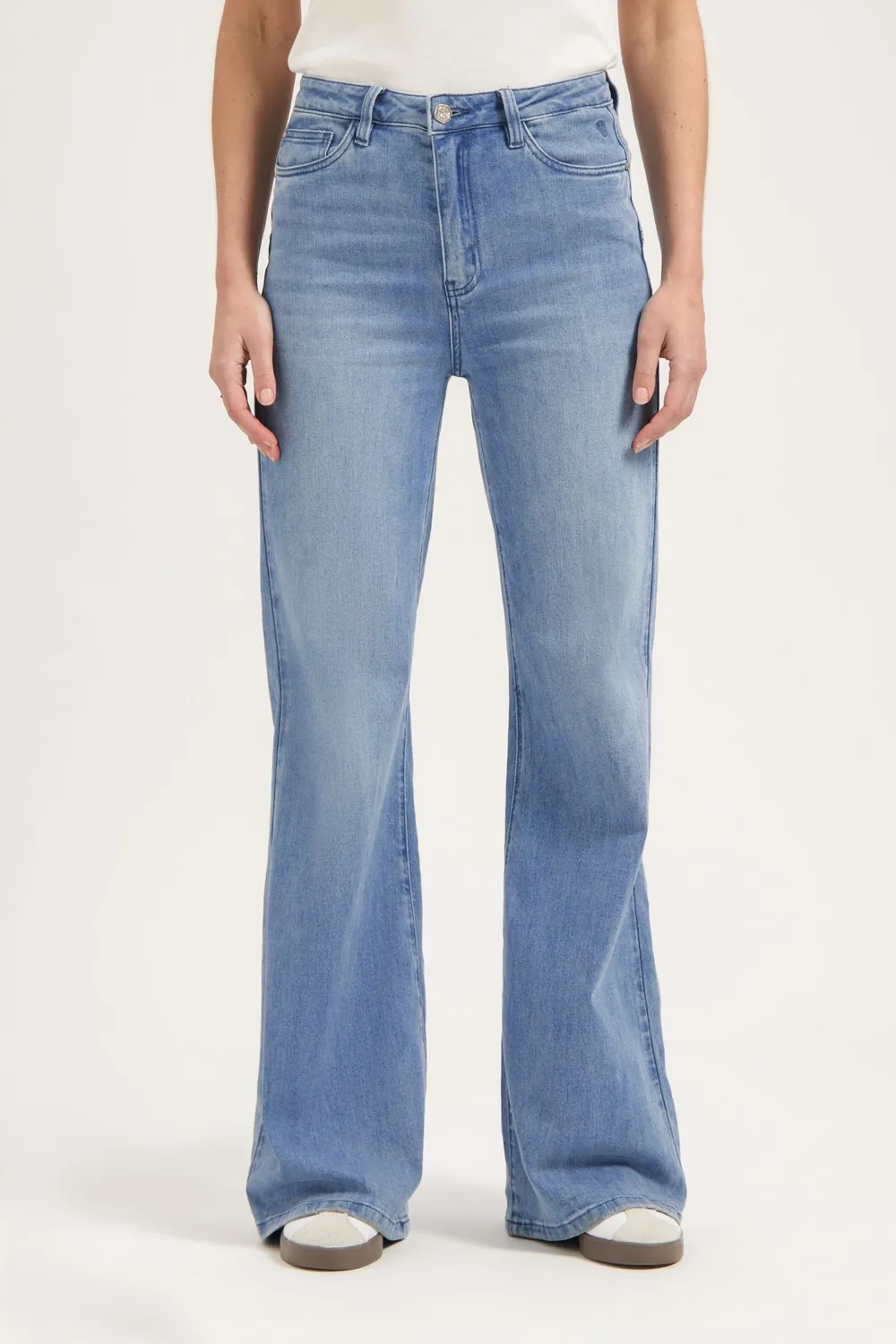 Florez Ana Flared jeans ocean blue palazzo