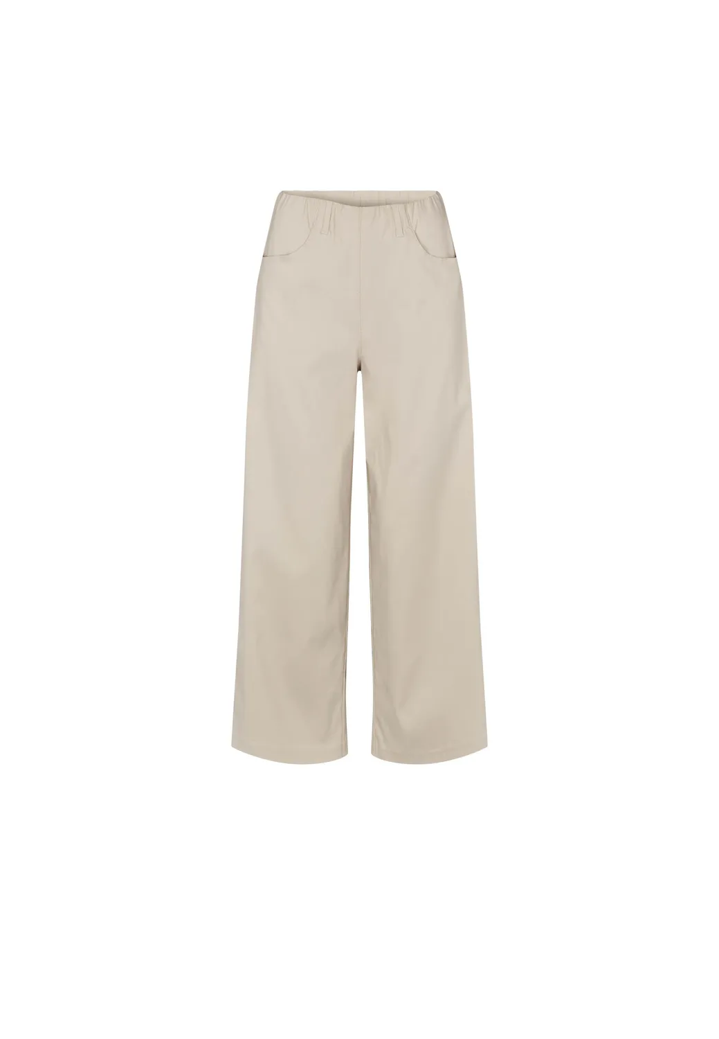 Laurie Donna Loose Crop damesbroek Grey Sand cropped stretch