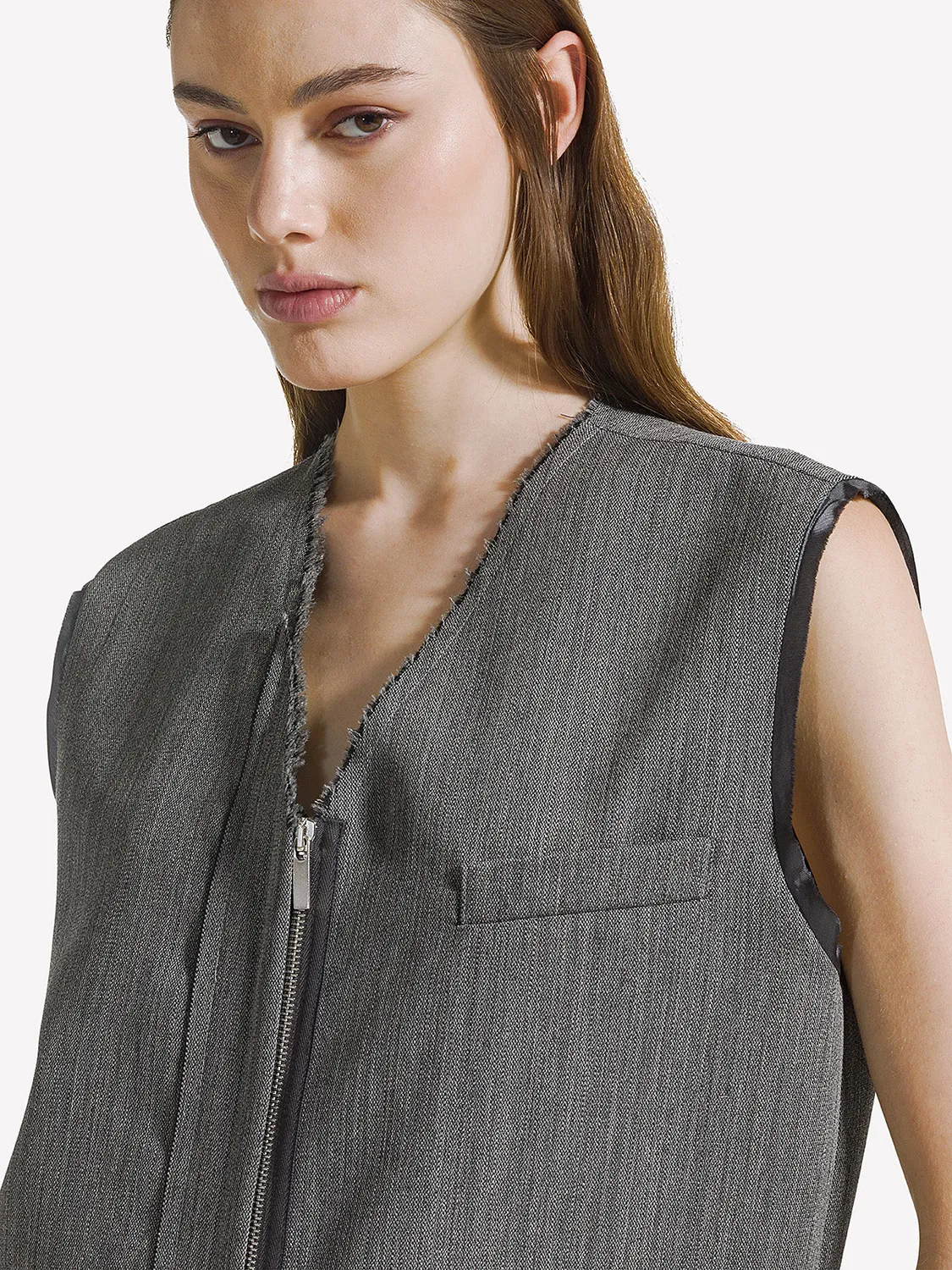 Nine In The Morning Marzia MRZ01 gilet kette wol